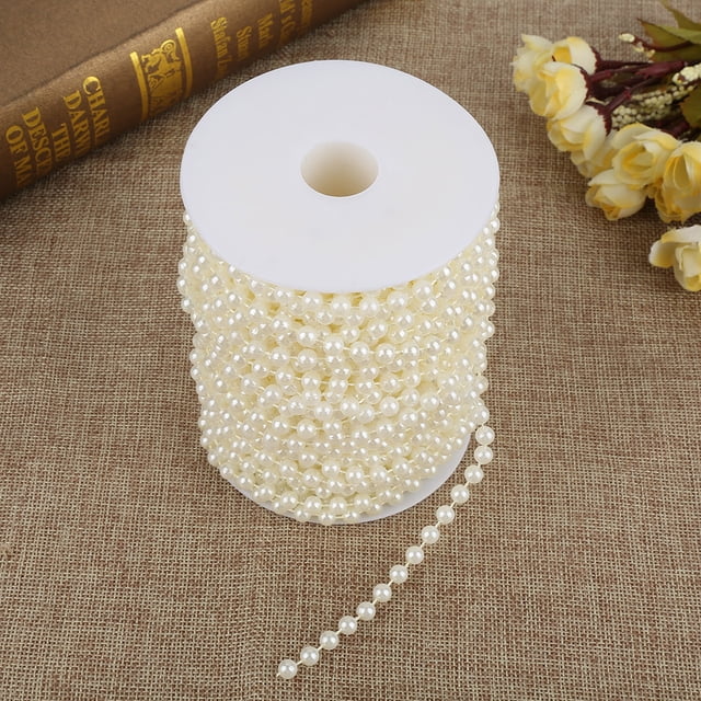 Grinding Pearl Wire Pearl Garland , Pearl String Beads Garland String Diy Wedding Decoration