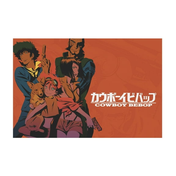 Qingyee Anime Canvas Poster Polyester Multi Size Decorative Poster,Cowboy Bebop Poster Anime Paint Decorative Poster