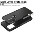 thumbnail image 6 of Xhy Moto G Stylus 5G 2021 Case Military Grade Full Body Double Layer Protection Shock and Drop Resistant TPU Durable Removable for Motorola Moto G Stylus 5G 2021 Phone - Black, 6 of 8