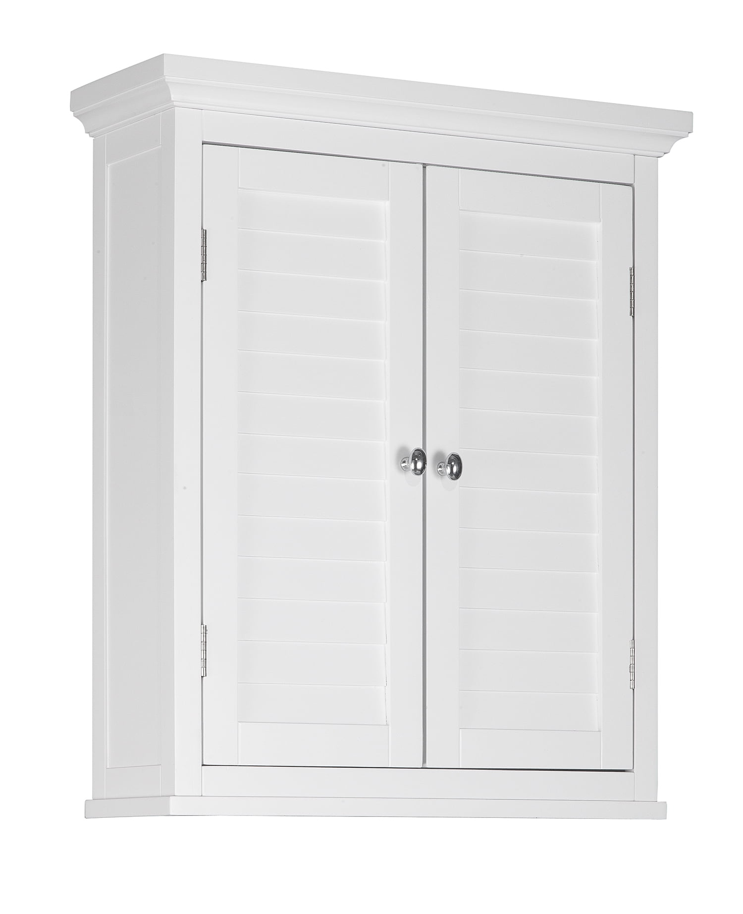 Elegant Home Fashions Dawson 1-door Wall Cabinet in White for sale online 
