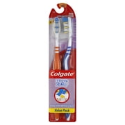 Colgate Wave ZigZag Soft Full Manual Toothbrush, 2 Ct