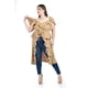 thumbnail image 1 of Blusa larga con volantes Roman Fashion/ Tallas Extras, 4370 (Beige) beige 38, 1 of 5