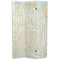 Oriental Furniture 6 ft. Tall Mind's Eye Canvas Room Divider