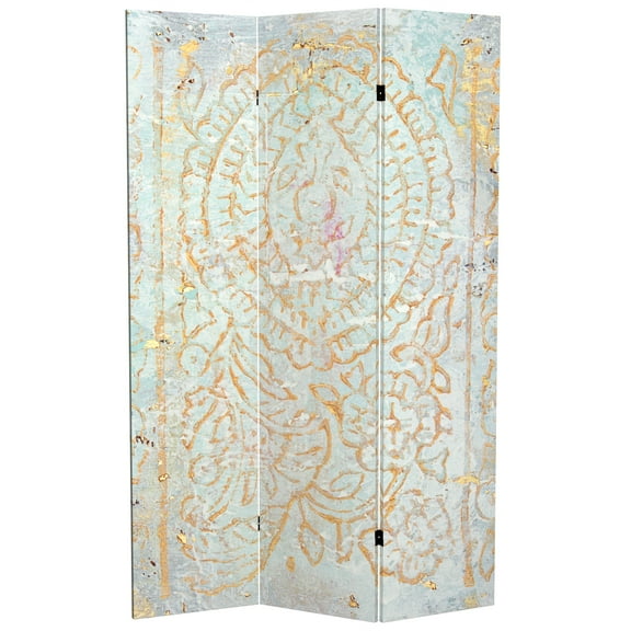Oriental Furniture 6 ft. Tall Mind's Eye Canvas Room Divider