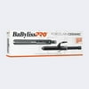 BaBylissPRO Porcelain Ceramic 1 1/4" Spring Curling Iron & 1" Flat Iron Prepack