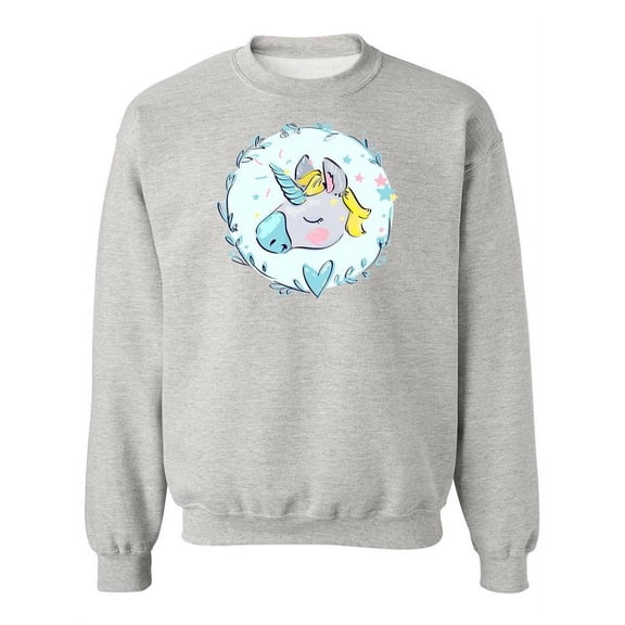 Magical Unicorn Design Sweatshirt Women -Image by Shutterstock, Female x-Large