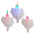 thumbnail image 1 of Likrtyny Juego 3 Piezas Fantasma Halloween Modelo Fantasma Iluminado Terror para Interior Y Exterior, 1 of 9
