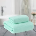 thumbnail image 6 of Xuniizn Bath Towel and Wash Cloths Set: 1xBath Towel, 1xHand Towel, cotton, Highly Absorbent & Fade Resistant, 6 of 7