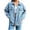 03-Light Blue, variant on Atogsazn Women's Casual Button Down Denim Jacket Lightweight Long Sleeve Coat Loose Jean Tops Clothes Light Blue S Fashion