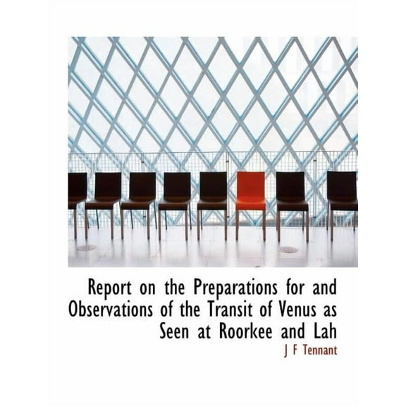 Report on the Preparations for and Observations of the Transit of Venus as Seen at Roorkee and Lah, (Paperback)