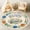 Color 1, variant on Washable Non Slip 6ft Round Rug, Baseball Themed Bats Gloves Field Play Hard Circle Area Rugs with Tassels Carpet for Nursery Bedroom Living Room Playroom Tent Rug