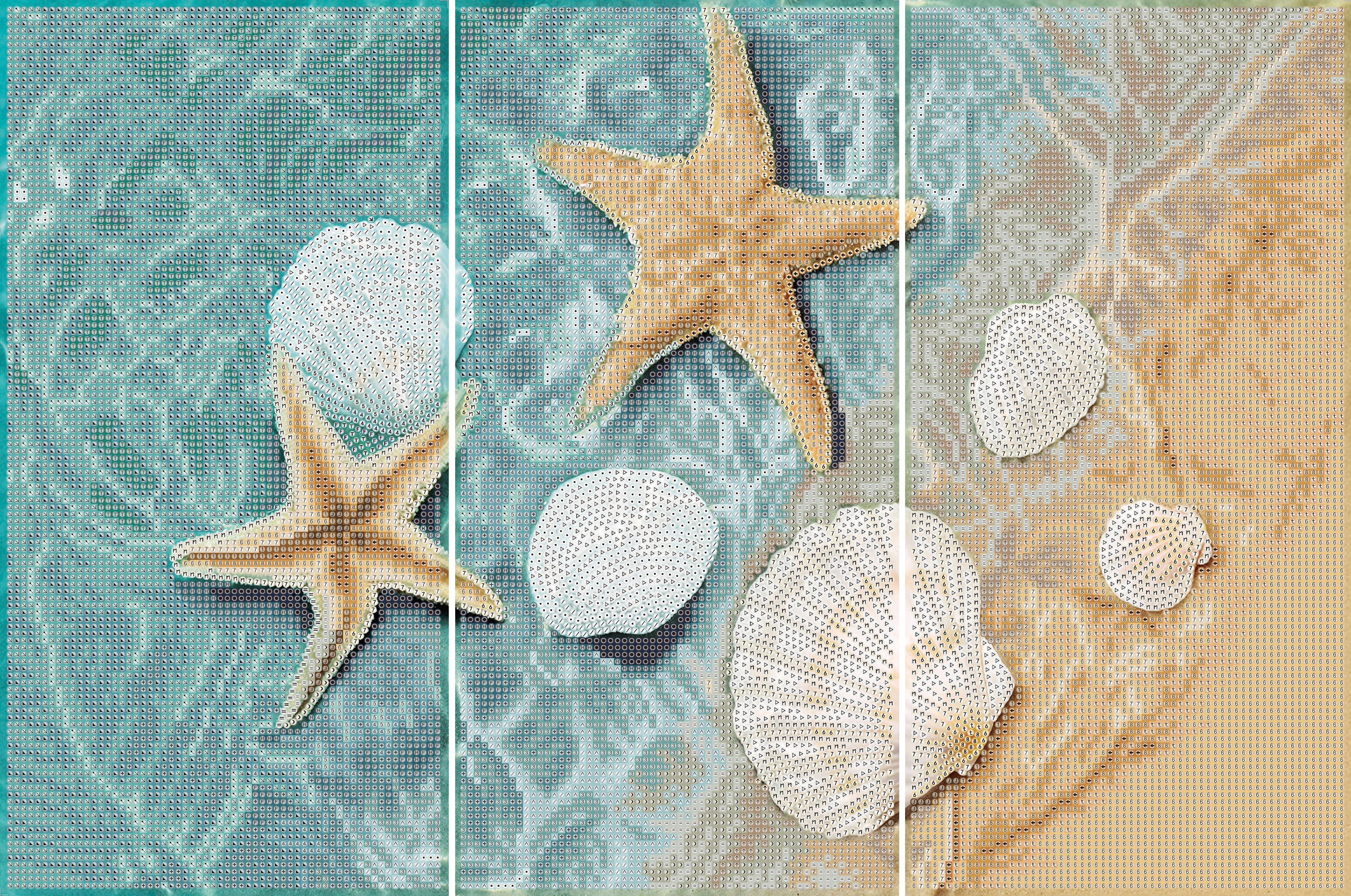 DIAMOND DOTZ® Crystal Shore Triptych Diamond Painting Kit