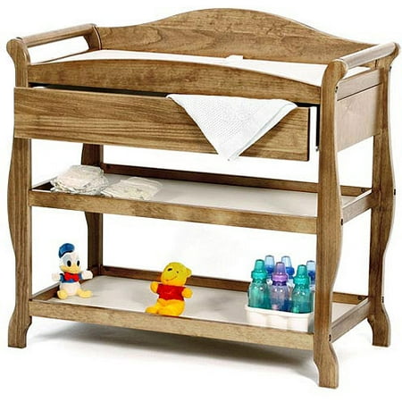 Stork Craft Aspen With Drawer Dressing Table Color Oak Walmart