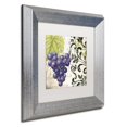thumbnail image 3 of Trademark Fine Art "Les Fruits Jardin II" Canvas Art by Color Bakery White Matte, Silver Frame, 3 of 4