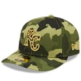 thumbnail image 3 of Men's New Era Camo Kansas City Royals 2022 Armed Forces Day On-Field Low Profile 59FIFTY, 3 of 6
