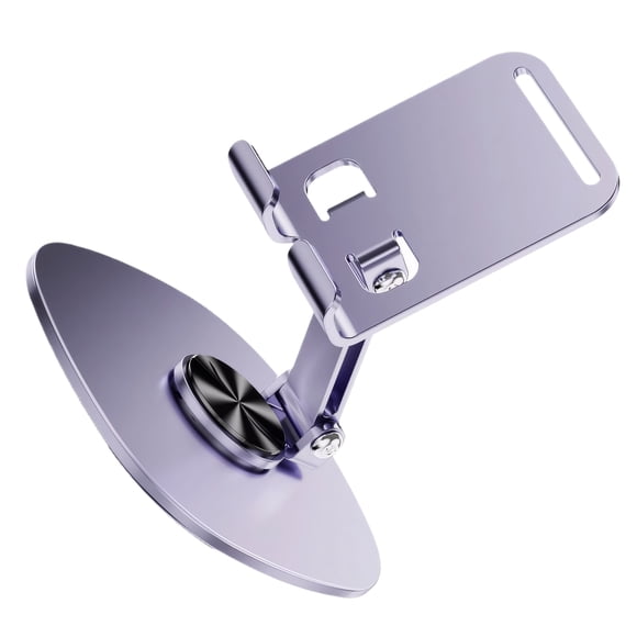 Inteprter Soporte Universal Lazy Forphone Con Rotación Infinita. Plegado integrado para mayor Electrónica Púrpura