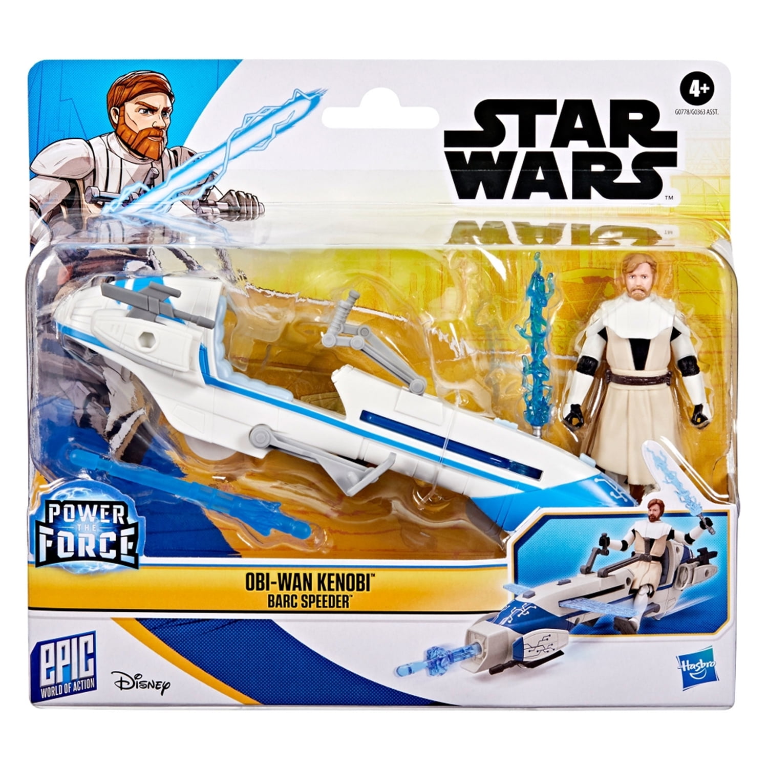 Star Wars Obi-Wan Kenobi & BARC Speeder Action Figure Set