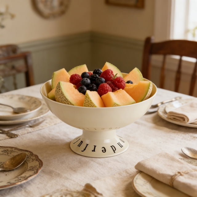 Plastic Pedestal Fruit Bowl with Draining Tray for Kitchen Counter, Dining Table, Home Decor, Serving Fruits