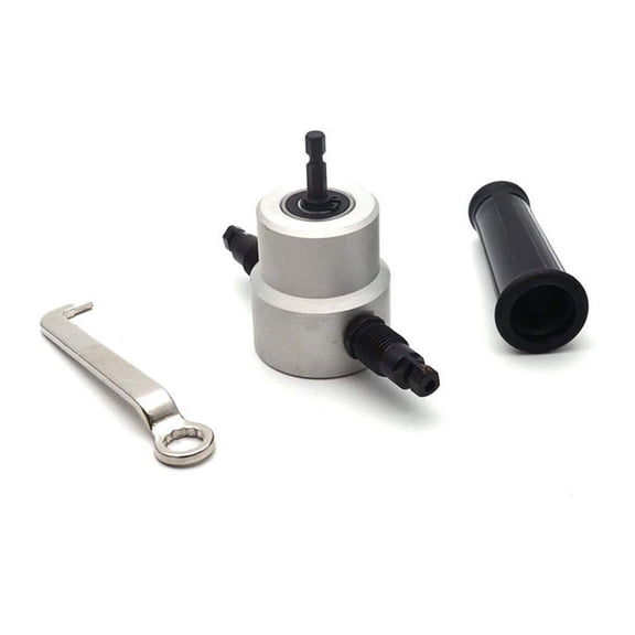 Sinyiin Ergonomic Double Head Iron Nibbler Cutting Tool Metal Sheet Cutter for Home