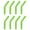 Green, variant on 8pack Silicone Straw Tips, Silicone Straw Elbows Tip Fit for 8mm/0.31" OD Stainless Steel Straws, Light Purple