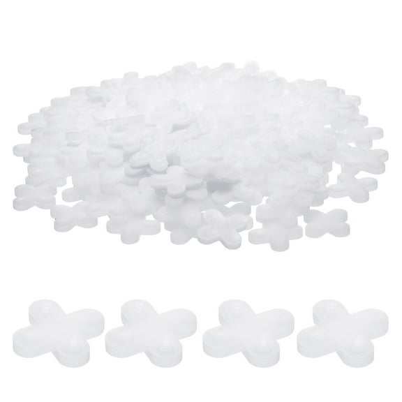 Uxcell 200pcs Tile Spacers 10mm Hard Plastic Cross Tiles Leveler Spacer Installation Ceramic Spacing Clips