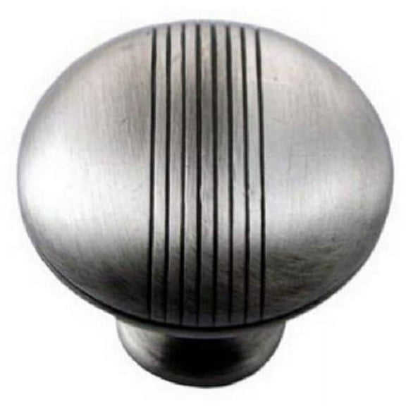 MNG Hardware MG-13221 Satin Chrome Striped Pull - 1.5 in.