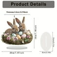 thumbnail image 3 of Fiudx Adornos de Pascua, Decoración Única de Conejo Acrílico 2D, Artesanía Duradera para Interiores y Exteriores, Diseño Fácil de Personalizar, Decoración Navideña para El Hogar, Celebraciones Festiv, 3 of 6