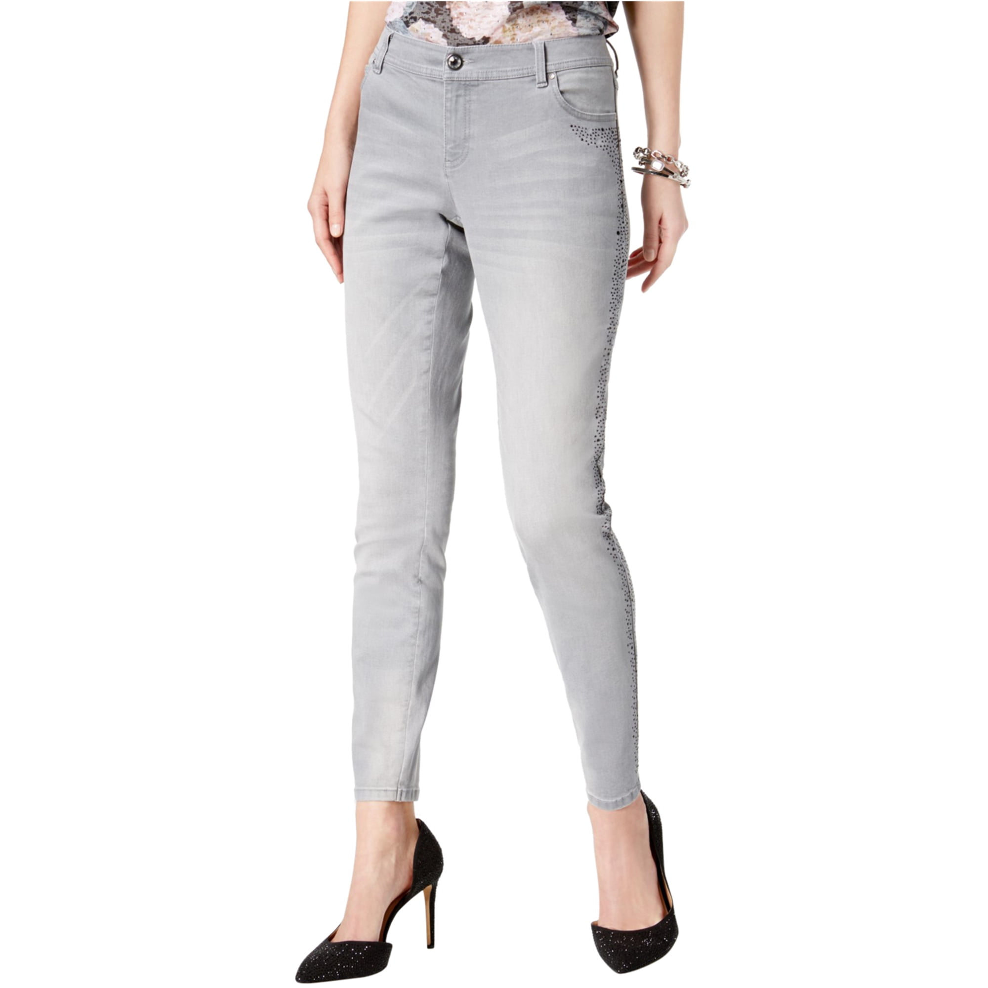 I-N-C - I-N-C Womens Embellished Skinny Fit Jeans - Walmart.com ...