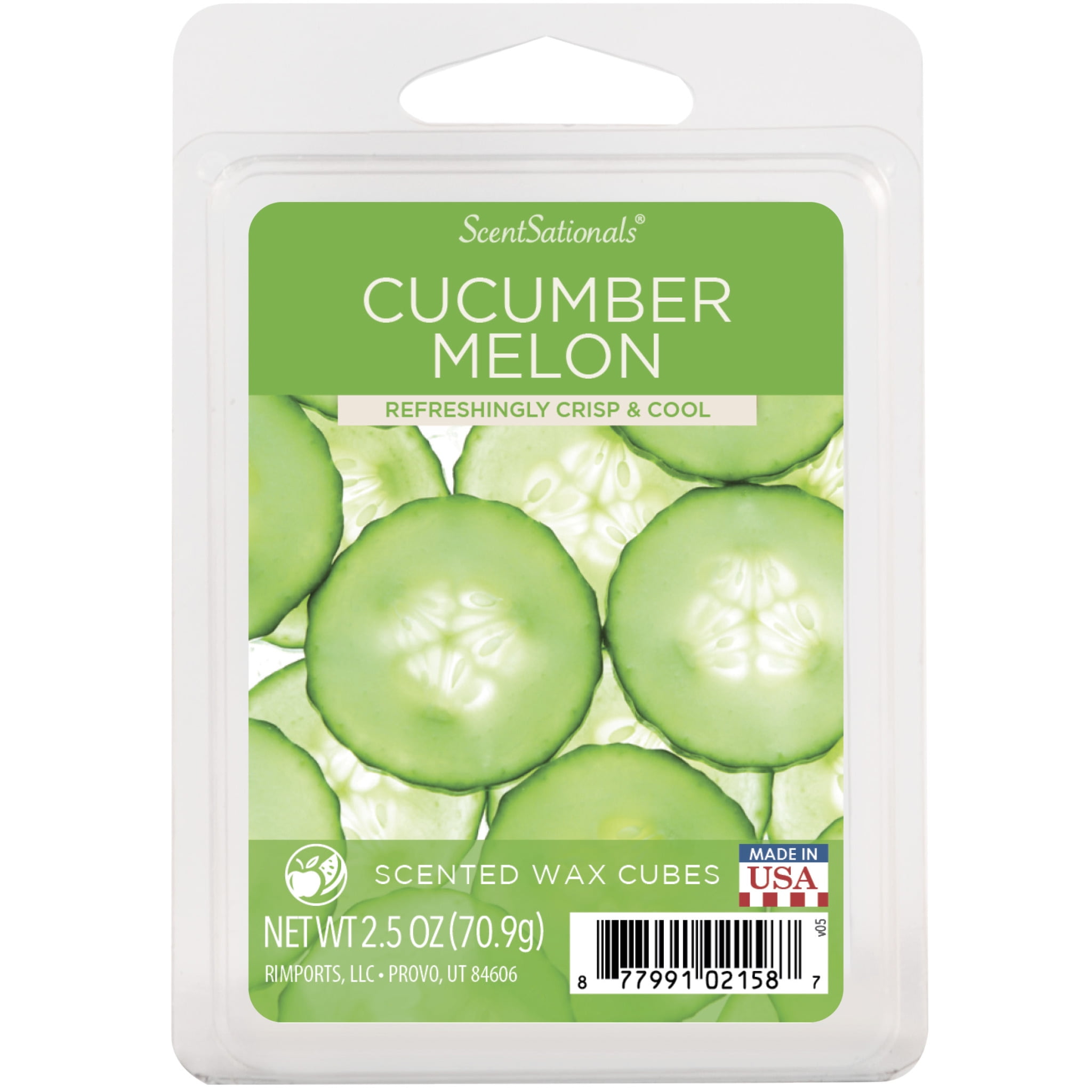 Maximum Scent Pack of 4 Vegan Friendly Aloe Vera & Cucumber Fresh Soy Wax Melts