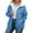 Blue, variant on Fleece Lined Warm Jacket Coat for Women 2025 Fall Winter Long Sleeve Zip Up Sweatshirt Hoodie with Pockets Outerwear
