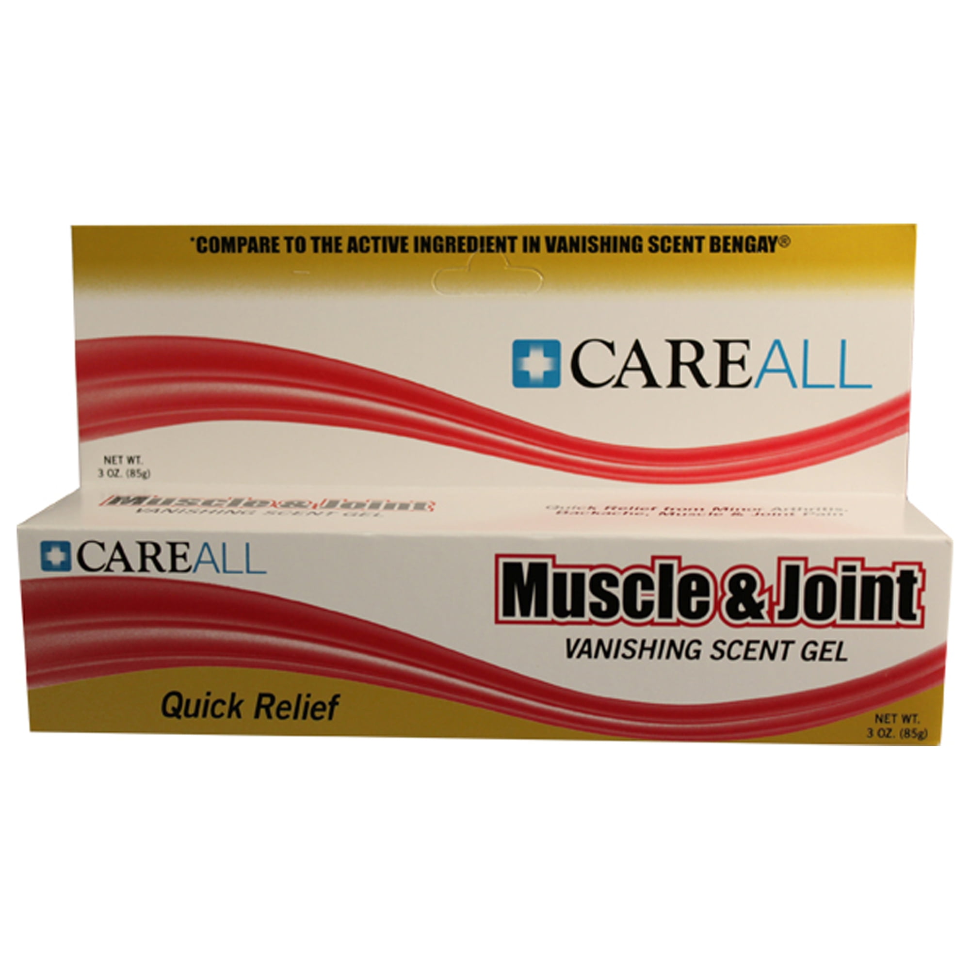 CareAll Muscle and Joint Pain Relief Topical Gel Menthol 3 oz. Tube 2.5% Strength 1 Ct