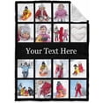 thumbnail image 3 of AISENIN Customized Photo Collage Flannel Throw Blanket with Text Custom 16 Photos Blanket Personalized Gifts for Wife Friend Mom Couple Grandma Pet for Birthday Anniversary Christmas, 3 of 5