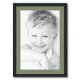 thumbnail image 1 of ArtToFrames 20x28 Matted Picture Frame with 16x24 Single Mat Photo Opening Framed in 1.25 Satin Black and 2 Basil Mat (FWM-3926-20x28), 1 of 8