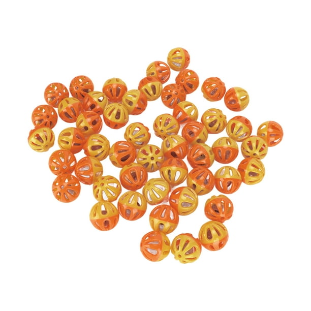 50 Uds. Pelota De Juguete Para Mascotas, Pelota De Juguete Interactiva De Plástico Para Gatos Con Campana Para Gatitos, Hámsteres, Chinchillas