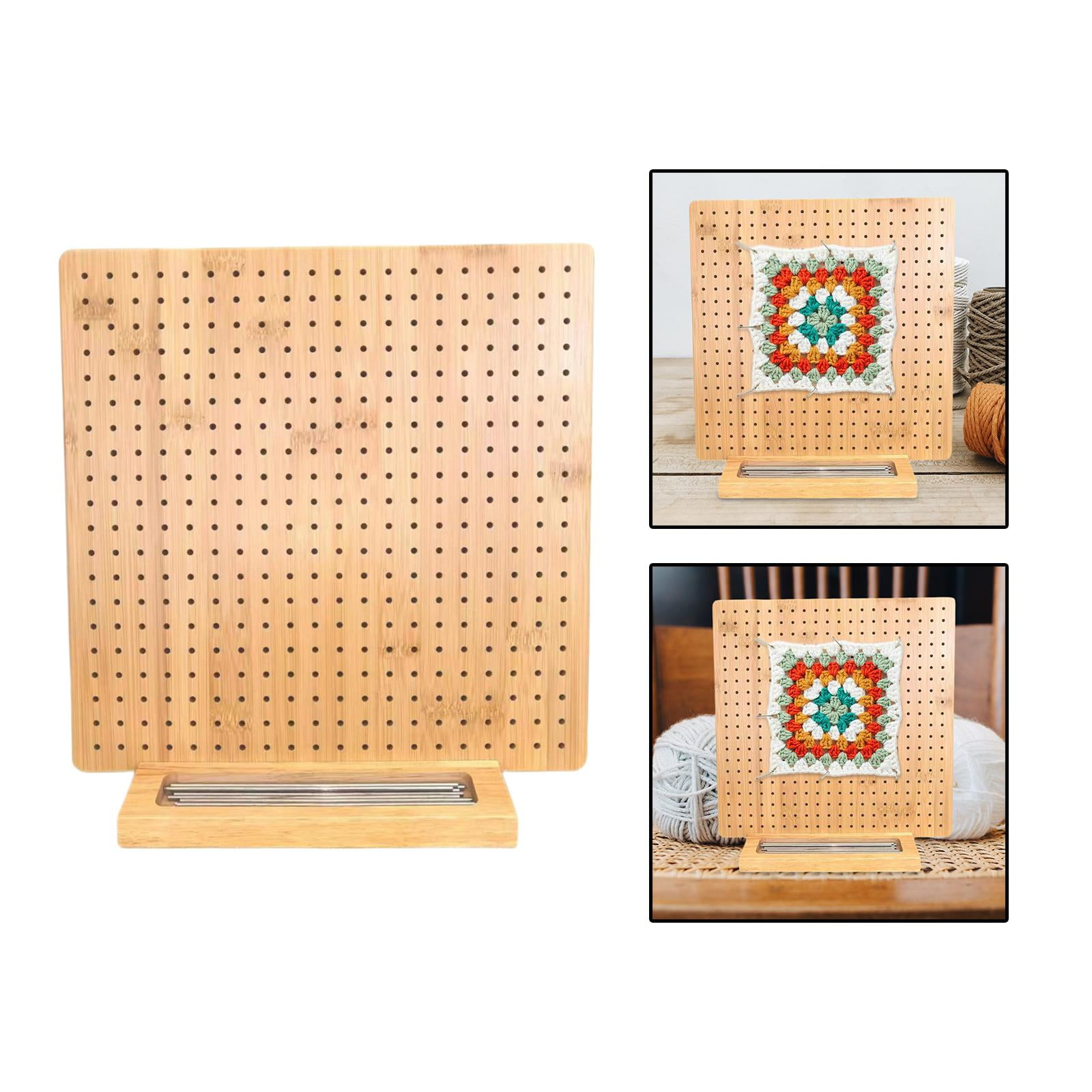 12x16in Macrame Board with Pins, Reusable Macrame Board, Portable Braiding  Board with Instructions, Double-Sided Grids Handmade Braiding Board for