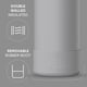 thumbnail image 3 of Botella de agua Hydrapeak Sport con aislamiento de 950 ml con pajita o vaso, 3 of 9