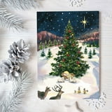 Boxed Christian Merry Christmas Tree & Manger Cards - Set of 18 ...