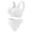 White, variant on Womens Sport Bras Bralettes for Women Women's Plus Size Sports Bra Sets Running Fitness Yoga Hollow Breathable Push Up Bra + Panty Suits White 4XL