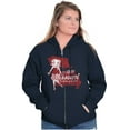 thumbnail image 4 of Betty Boop Missouri State Outline Zip Hoodie Sweatshirt Women Brisco Brands S, 4 of 6