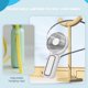 thumbnail image 4 of Portable Handheld Fan, Hand Fan with USB Rechargeable Battery, Mini Electric Pocket Fan Foldable for Desktop, Home,Office, 4 of 5