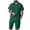 Dark Green, variant on Ketyyh-chn99 Men's Shirt Set 2 Piece Summer Outfit Men Sets Outfits 2 Piece Summer Short Sleeve Shirt Shorts Set Beach Wear Vacation Outfit Size for 3XL,Khaki