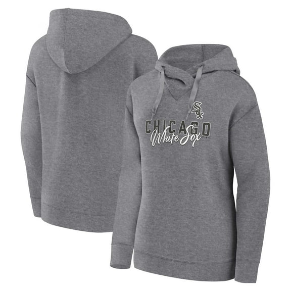 Women's Profile Heather Gray Chicago White Sox Plus Size Pullover Hoodie
