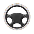 thumbnail image 3 of Naloa Zebra Colourful Elastic Steering Wheel Cover, Auto Steering Wheel Cover – 15 Inch , Comfortable Grip, Fit Suvs,Vans Cars,Trucks, 3 of 8