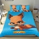 thumbnail image 1 of Zoo Battle Arena Conjunto de sábanas temático, trío de piezas, cómodo y amigable con la piel, diseño único, regalo de decoración para el hogar para familiares, amigos y fans, 90 cm * 190 cm, 1 of 6