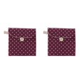 thumbnail image 3 of maskred 1/2/3/5 Women Girls Linen Small Dot Button Pouch Purse Wallet Coin Purses Organizer Money Key Pouch Case Red 2PCS, 3 of 6