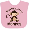 thumbnail image 3 of Inktastic Mommys Little Monkey Baby Boy Boys Baby Bib, 3 of 4