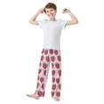 thumbnail image 2 of FORMRS Boys Pajama Pants with Pockets Size 13-14Y Kids Lounge Sleep Bottoms, Cartoon Strawberry, 2 of 8