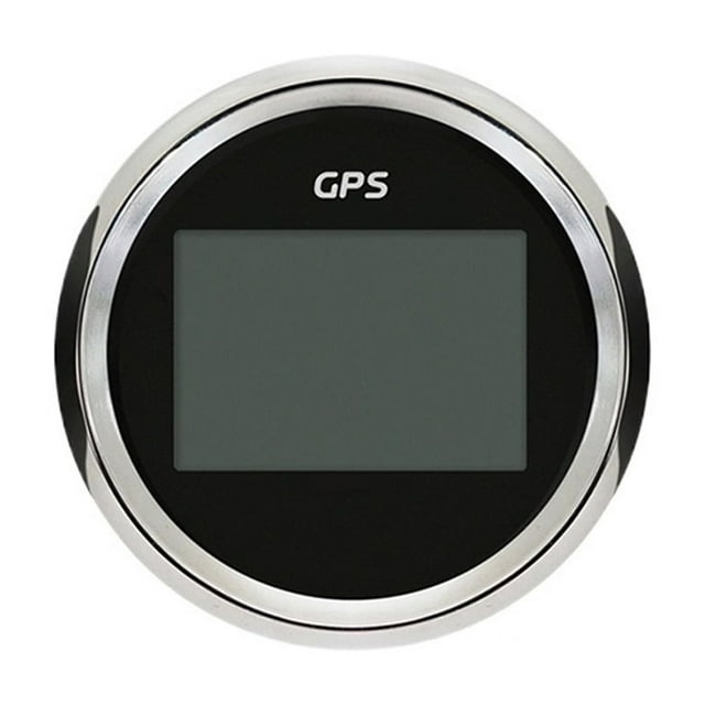 HD 85mm Digital GPS Speedometer Odometer 0-999knots Km/h MPH With 8 Colors Backlight And Voltage For Truck Boat Motorcycle ,Universal Compatibility