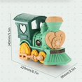 thumbnail image 2 of Vogacara Mini tren eléctrico con luz y música, movimiento omnidireccional, tren para niños pequeños, juguetes divertidos para niños, tren de dibujos Juguetes Educativos Verde Vogacara FN003447-01, 2 of 6