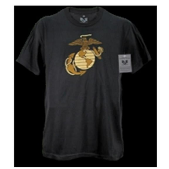 30 Single Tee Us Marine 2, Black, Large